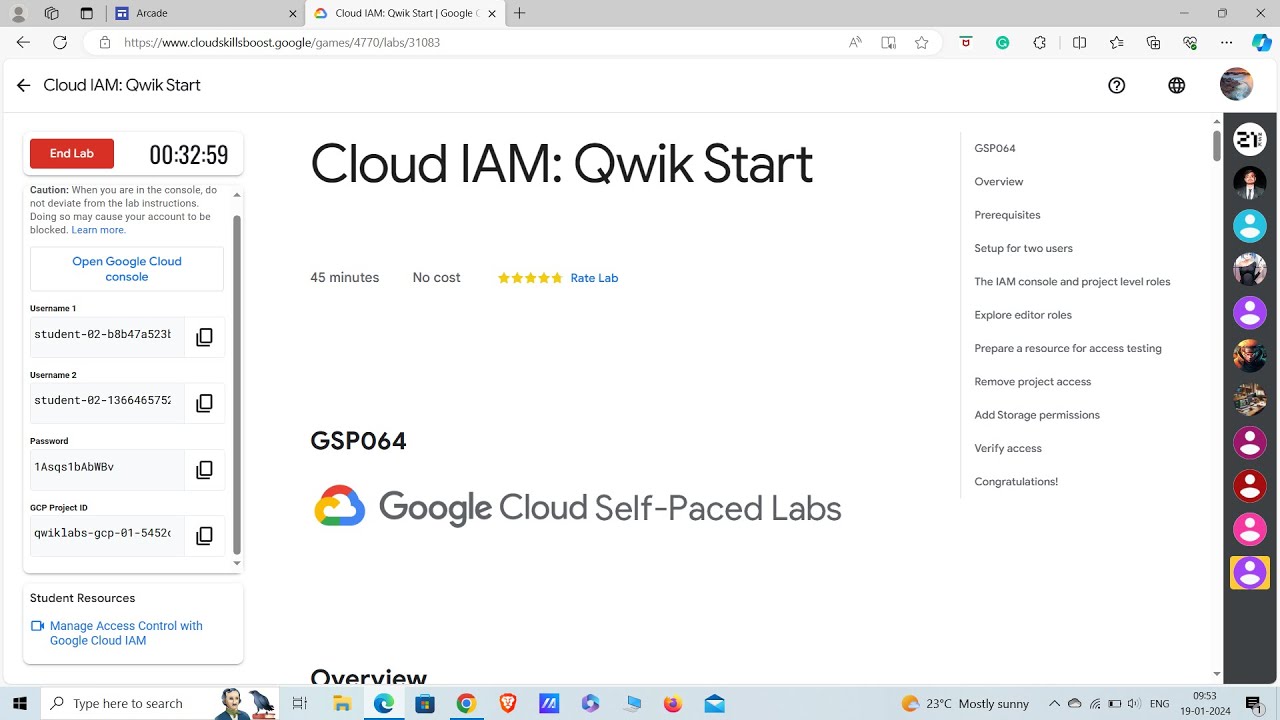 Cloud Iam Qwik Start Solution Gsp064 Youtube