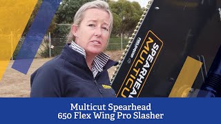 Multicut Spearhead 650 Flex Wing Pro Slasher