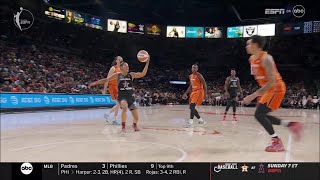 😂 Kelsey Plum TAUNTS Brittney Griner Who SWATS Her Shot Off Her Out Of Bounds | 2023 WNBA All-Star