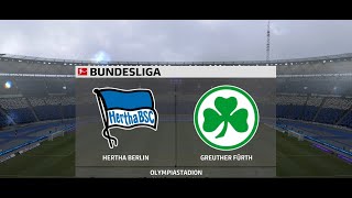 Hertha Berlin vs Greuther Fürth