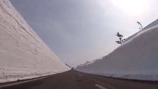 アスピーテライン・八幡平 雪の回廊（車載カメラ）