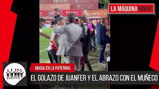 EL GOLAZO DE JUANFER Y EL EMOTIVO ABRAZO CON GALLARDO