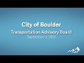 9-11-23 Transportation Advisory Board Meeting