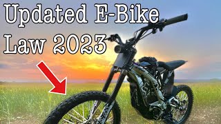 Sur Ron // E-Bike Law Update 2023 UK