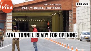 Atal Tunnel in Himalayas set to open, an alternative, all-weather route to Ladakh from HP