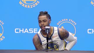 Warriors Talk: D'Angelo Russell at Media Day 9.30.19