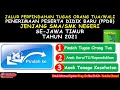 Jalur Perpindahan Tugas Orang Tua/Wali Pada PPDB SMA/SMK Negeri Se-Jatim 2021