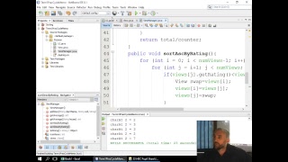 Bubble Sort using JAVA Netbeans