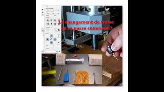 CNC Le changement de fraise avec GRBL avec plusieurs parcours d'outils