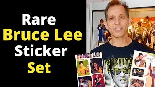 Rare BRUCE LEE Sticker Set | BRUCE LEE Collectibles