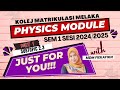 SUBTOPIC 2.3 [PART 1] : Projectile Motion| Matriculation Physics Sem 1, session 2024/2025