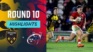 Dragons v Munster | Highlights | Round 10 | URC 2024/25