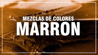 CÓMO HACER EL COLOR MARRÓN 🍫 [Café, Chocolate, Arena, Claro, Oscuro]🎨 MEZCLAS DE COLORES FÁCIL