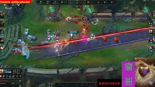 (S12英雄聯盟 League of Legends 凱爾一挑四殺三)Kayle 1vs4 kill 3