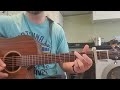 Play Along version TRAVELLING SOLDIER by Dixie Chicks on guitar