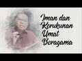 Iman dan Kerukunan Umat Beragama