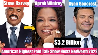 American Highest Paid Talk Show Hosts NetWorth In 2022 | Data Is Everything