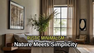 Rustic Minimalism: Simple and Natural Interior Design