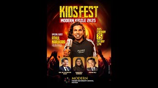 LIVE || MODERN KIDS FIEST ||  KIDZLE 2k25 || 25/02/2025  TUESDAY 5:00 PM TO 10:00 PM