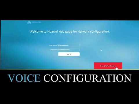 HG8245H VOIP/VOICE CONFIGURATION