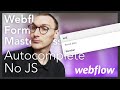 Advanced Form Elements: Webflow Forms Masterclass