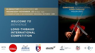 Long-Thibaud international competition 2023 | Eliminatory 1/2