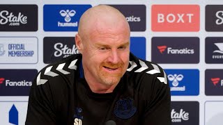 'Pep's made less subs than me! I'm in pretty good company!' | Sean Dyche | Everton v Man City