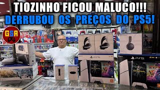 TIOZINHO FICOU MALUCO!!! DERRUBOU OS PREÇOS DO PS5! GSA GAMES