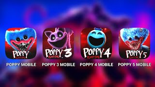 Poppy Playtime Chapter 1, 3, 4 \u0026 5 Full Gameplay | Poppy Playtime 5 Gameplay | Poppy 4 Mobile Game