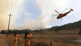 Wildfire forces US town to evacuate as 'Rocky' rages on