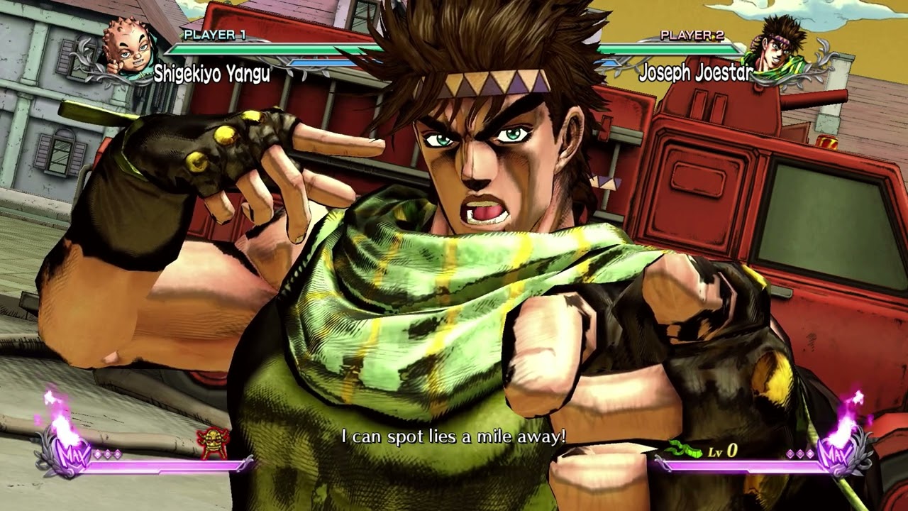 Jojo's Bizarre Adventure All Star Battle R: All Joseph "Your Next Line ...