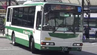 【トモテツバス】三菱ふそう/エアロミディ　前中ドア　F5-222　福山駅