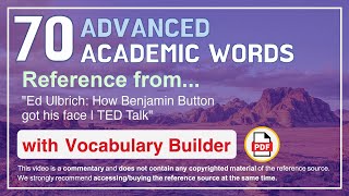 70 Advanced Academic Words Ref from \