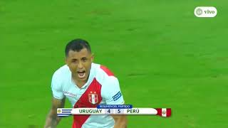 Perú vs Uruguay 5 4 , Pedro Gallese atajó penal a Luis Suarez