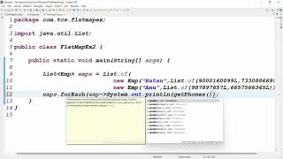COREJAVA || JAVA-8 FEATURES || Session=16 || flatMap() method Object data || BY MR.RATAN||7330886699