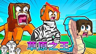 我的世界：不断升级生物形态直到变成草原之王 #我的世界 #minecraft