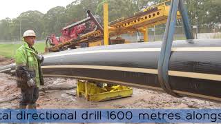 The largest horizontal directional drill of its kind in Australia