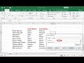 No Formula-Separate First Name & Last Name in MS Excel