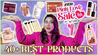 Nykaa Pink Love SALE 60% OFF 🩷 40 *Best* Products \u0026 Discounts! Drugstore + High End | ThatQuirkyMiss