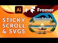 Sticky Scroll & Vector Graphics in Framer (& Free File)