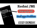 dual apps account delete any redmi/mi mobile | Redmi mobile Hidden trick | dual apps account problem