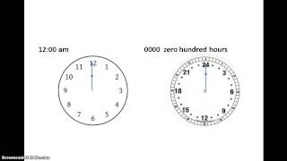 Military time