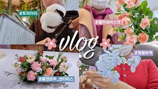 [vlog #14] 플로리스트 학원 브이로그 3탄 | 플로리스트 3급 자격증과 학원 후기💐 (+학원 고를 때 꿀팁🍯)