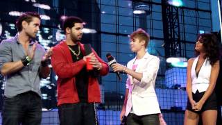 Justin Bieber & Selena Gomez MMVA 2011
