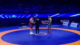 Riza KAYAALP (TUR) vs. Lingzhe MENG (CHN) | Seniors World Championships 2023 | Semi Final | GR 130Kg