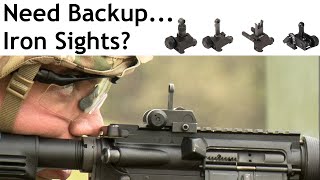 Need Backup!...Iron Sights: SOPMOD Block II and URGI Backup Sights Options (AR CLONES)