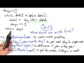 What Should We Write First - Intro to Computer Science