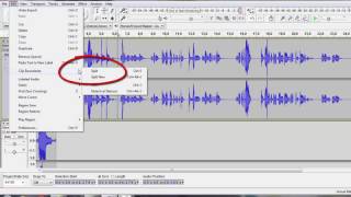 Adding sound effects in Audacity