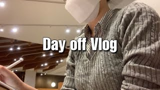 [Vlog] 연차쓰고 카공하는 대기업직장인 브이로그✍🏻🤓 | 애호박찌개, 수육, 결혼식, 수면유도음악, 자동차극장