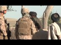 Marines interact with locals in Helmand Province